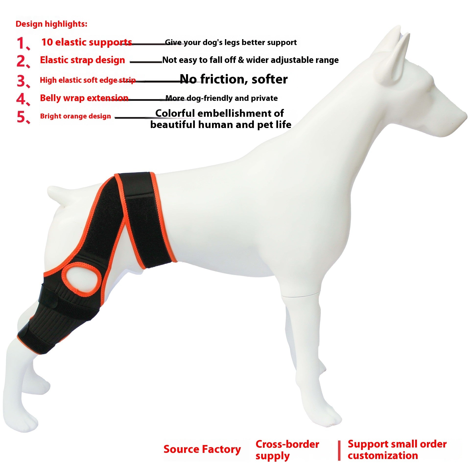 Dog Hind Knee Brace Assist
